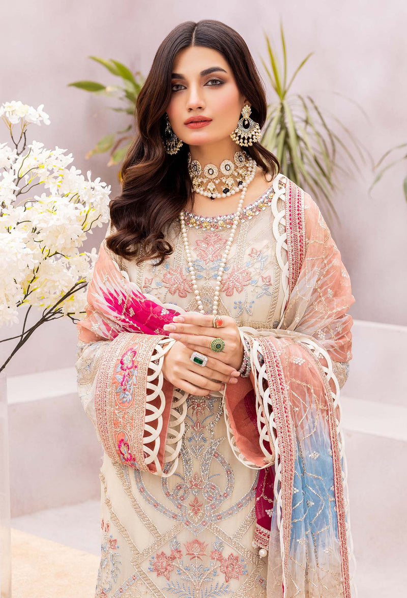 Chameli - Luxury Embroidered Chiffon